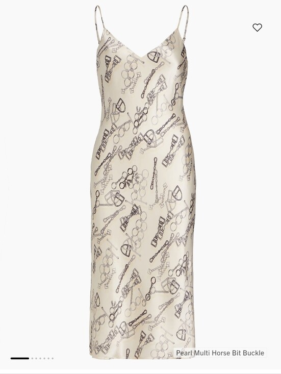 L'AGENCE Dresses & Skirts - NWT L'AGENCE Pearl Multi Horse Bit Chain Print Jodie Dress | Slip Dress | Size 4